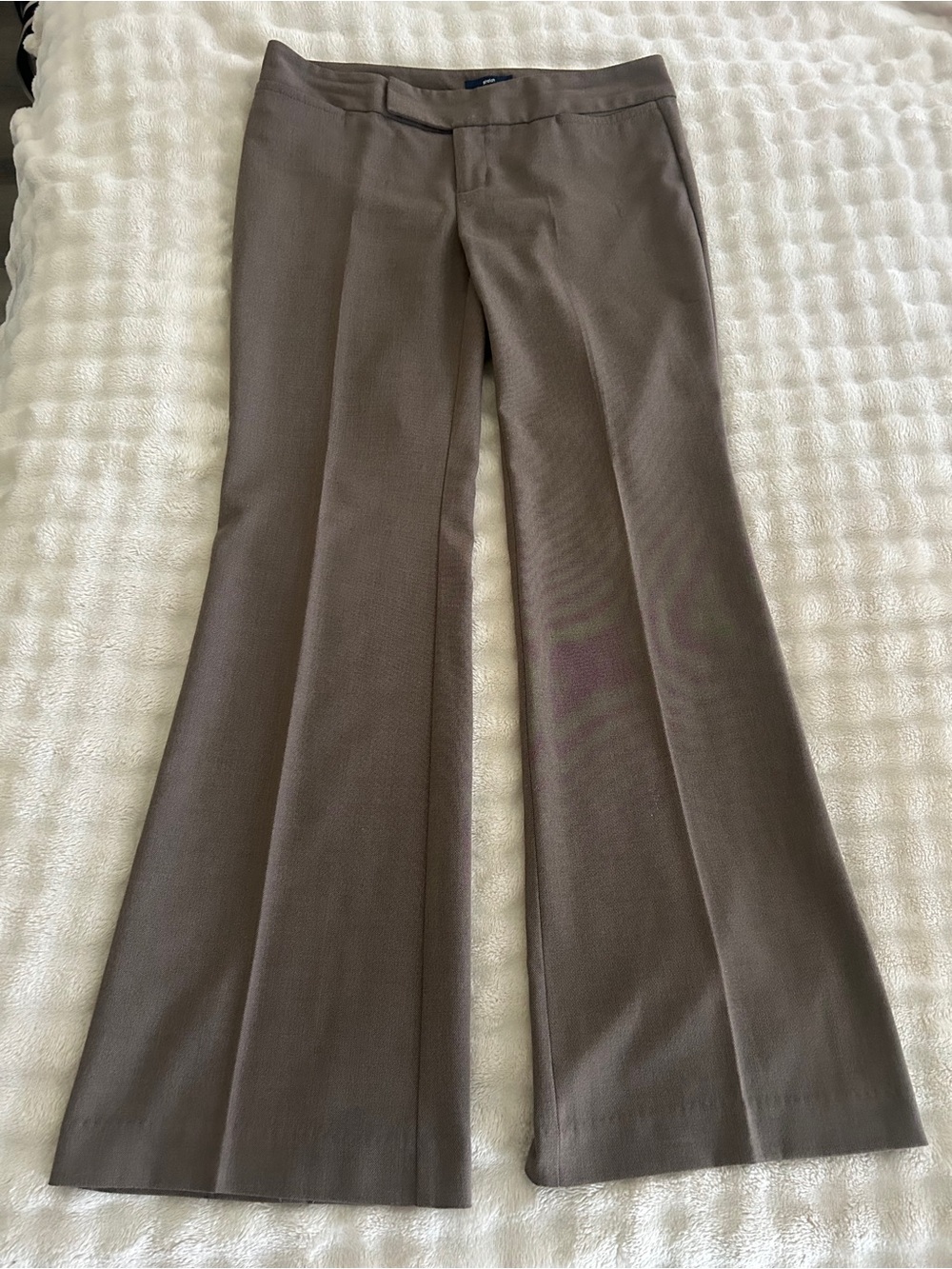 GAP Women's Taupe Flared Dress Pants
